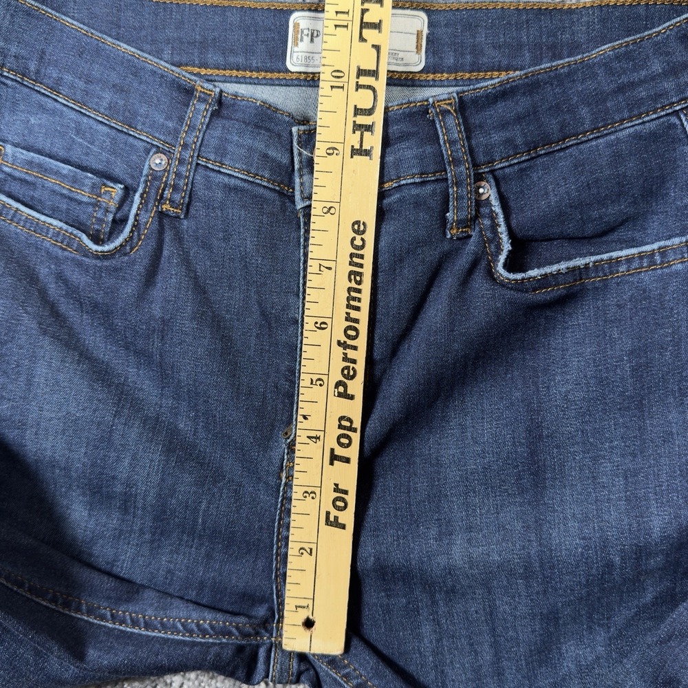 We The Free People Jeans Women's 28 (28x24.5) Blue Distressed Busted Knee Skinny - Picture 8 of 10